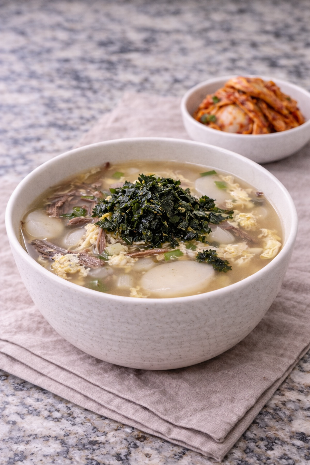 Tteokguk (Korean Rice Cake Soup)