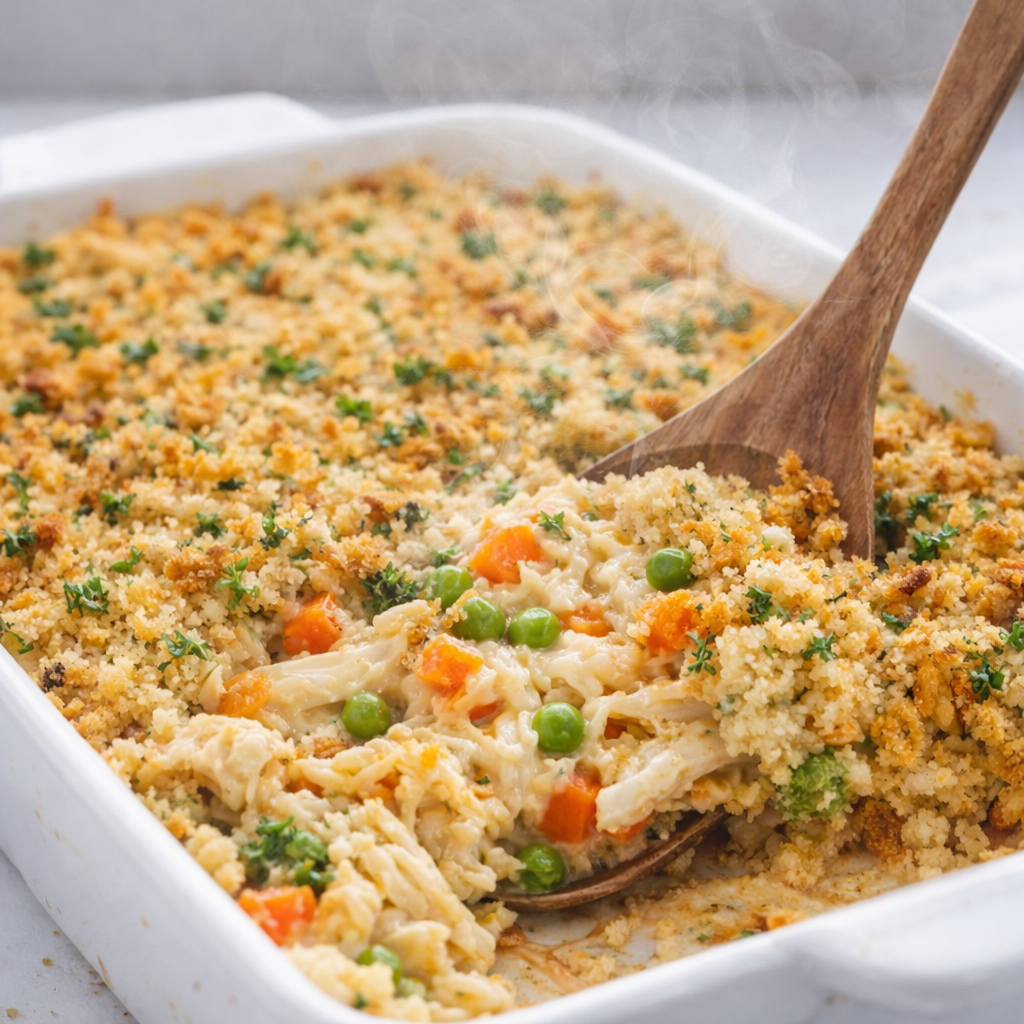 Creamy Chicken & Rice Casserole