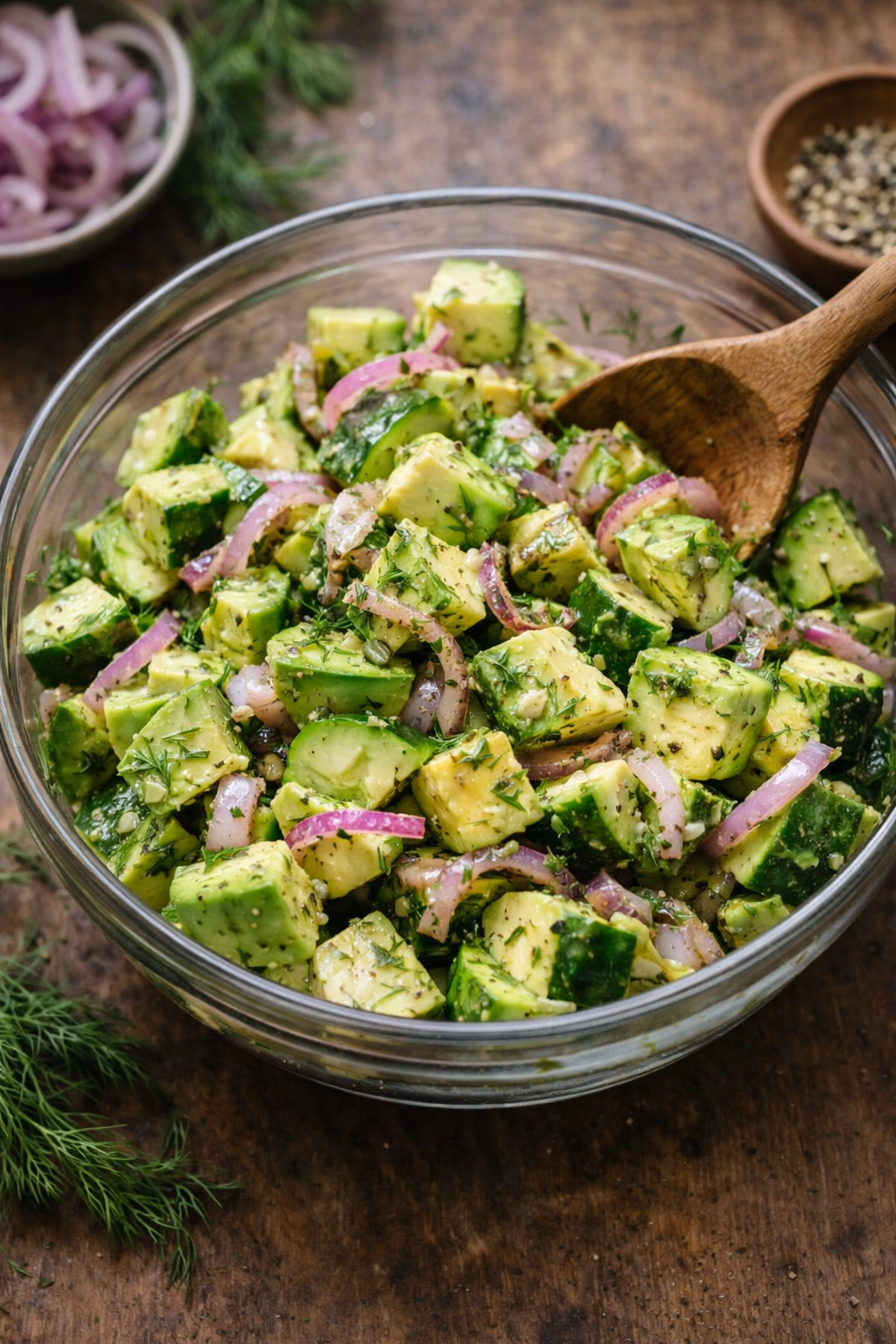 Cucumber Avocado Salad
