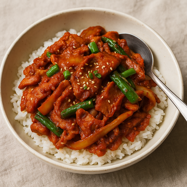Hot Pork (Korean spicy stir-fried pork)
